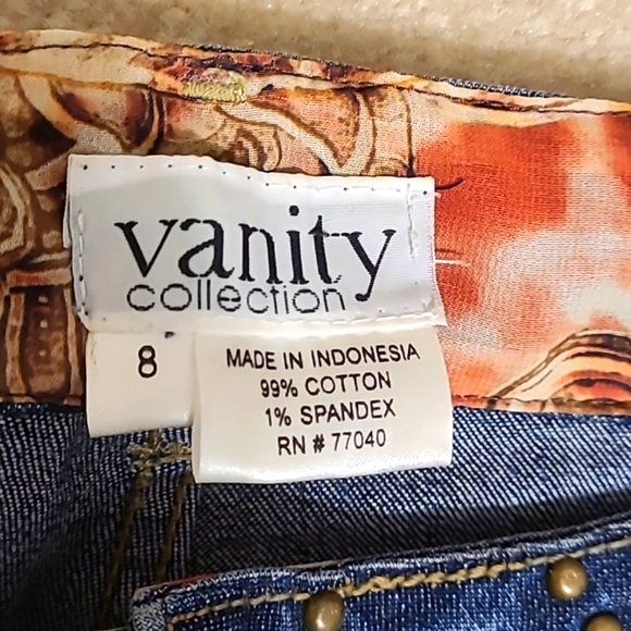Vanity Collection Women's sz 8 Embellished Jeans NEW - Picture 4 of 8